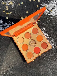 Foto 2 | Paleta De Sombras De Ojos Huoguo 9 Colores Coco Melocotón Brillante Mate - Venta Internacional.