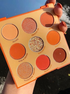 Foto 4 | Paleta De Sombras De Ojos Huoguo 9 Colores Coco Melocotón Brillante Mate - Venta Internacional.