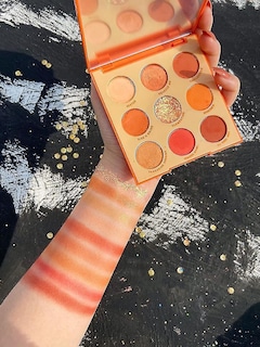 Foto 5 | Paleta De Sombras De Ojos Huoguo 9 Colores Coco Melocotón Brillante Mate - Venta Internacional.