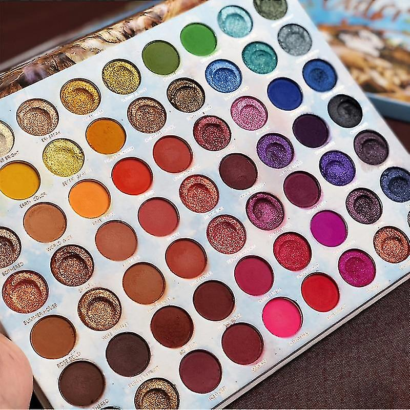 Foto 2 | Paleta De Sombras De Ojos Huoguo 63 Colores Pigmented Shimmer - Venta Internacional.