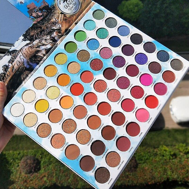 Foto 3 | Paleta De Sombras De Ojos Huoguo 63 Colores Pigmented Shimmer - Venta Internacional.