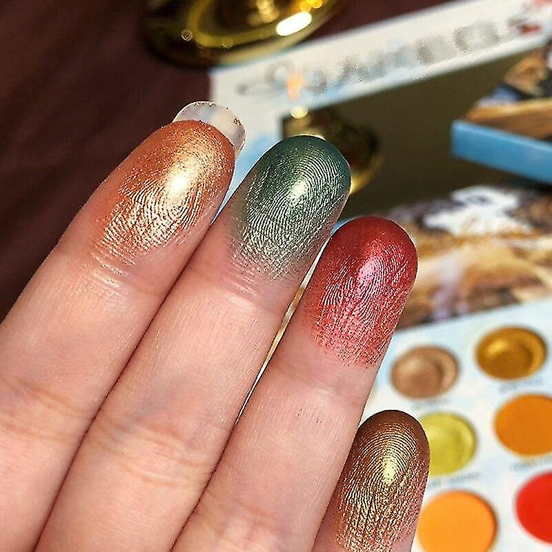 Foto 4 | Paleta De Sombras De Ojos Huoguo 63 Colores Pigmented Shimmer - Venta Internacional.