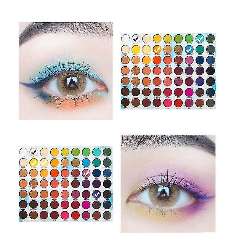 Foto 6 pulgar | Paleta De Sombras De Ojos Huoguo 63 Colores Pigmented Shimmer - Venta Internacional.
