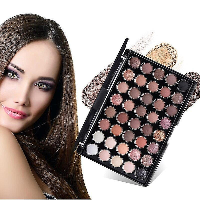 Foto 4 pulgar | Paleta De Sombras De Ojos Huoguo 40 Colores Earth Mixed Matte/shimme - Venta Internacional.