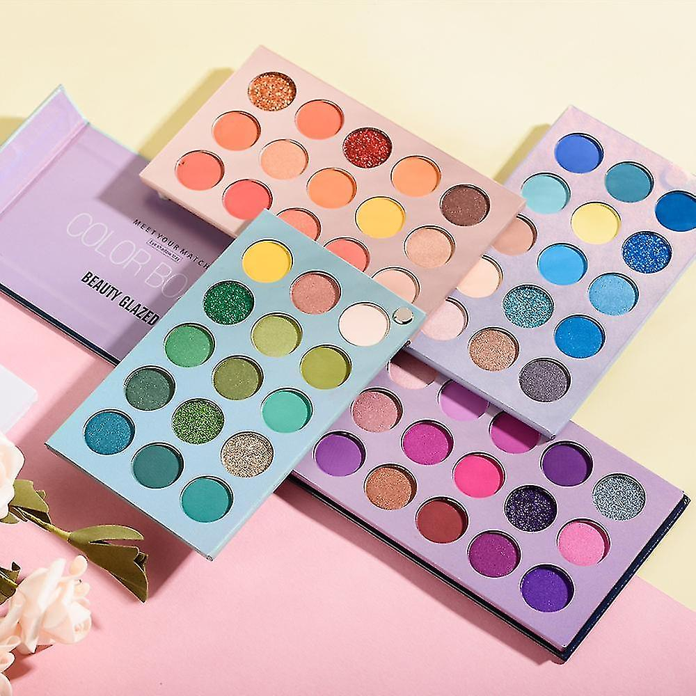 Paleta De Sombras De Ojos Huoguo  60 Colores  Cosméticos Impermeables - Venta Internacional.