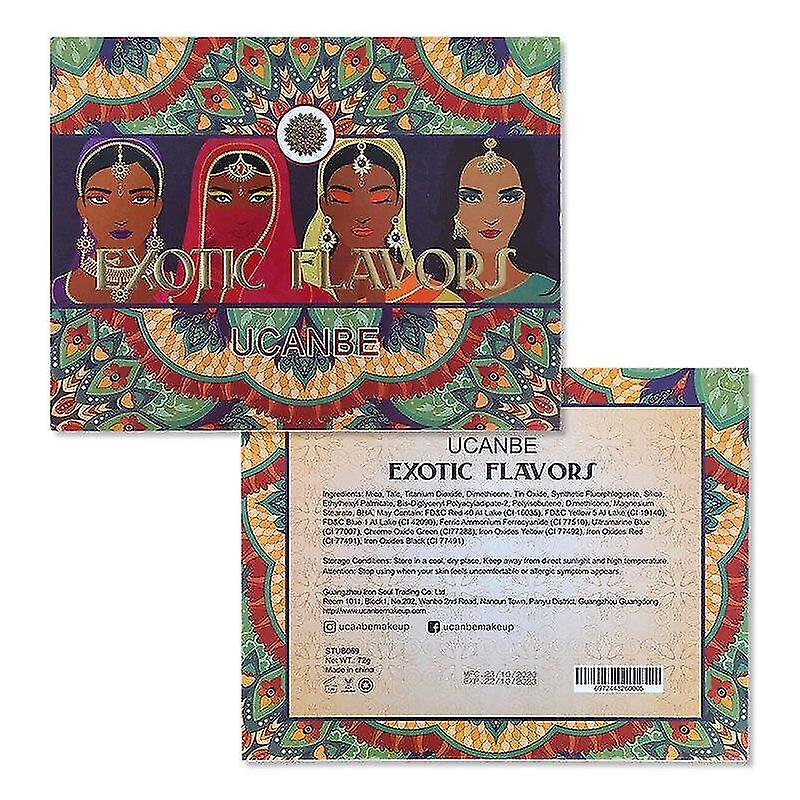 Foto 1 | Paleta De Sombras De Ojos Huoguo Exotic Flavors 48 Colores - Venta Internacional.