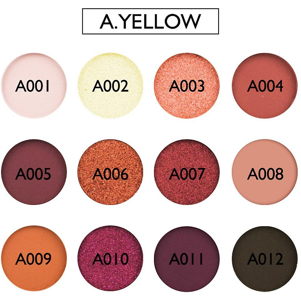 Foto 4 pulgar | Paleta De Sombras De Ojos Huoguo 12 Colores Pearl Light Mate - Venta Internacional.