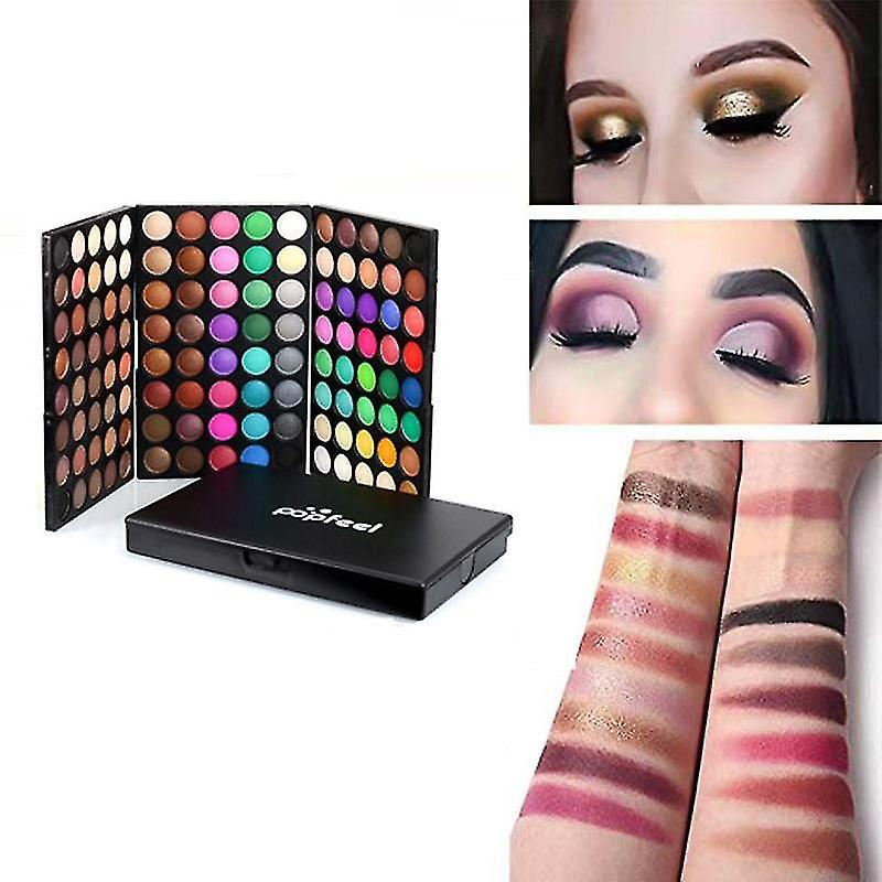 Foto 5 | Paleta De Sombras De Ojos Huoguo Maquillaje Profesional De 120 Colores - Venta Internacional.