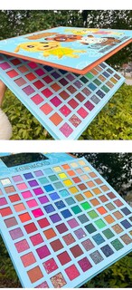 Foto 5 | Paleta De Sombras De Ojos Huoguo 100 Colores Brillantes Mate De Larga Duración - Venta Internacional.