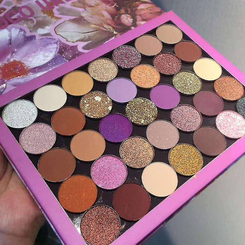 Foto 2 | Paleta De Sombras De Ojos Ruhuatuo  35 Colores  Impermeable  Mate - Venta Internacional.