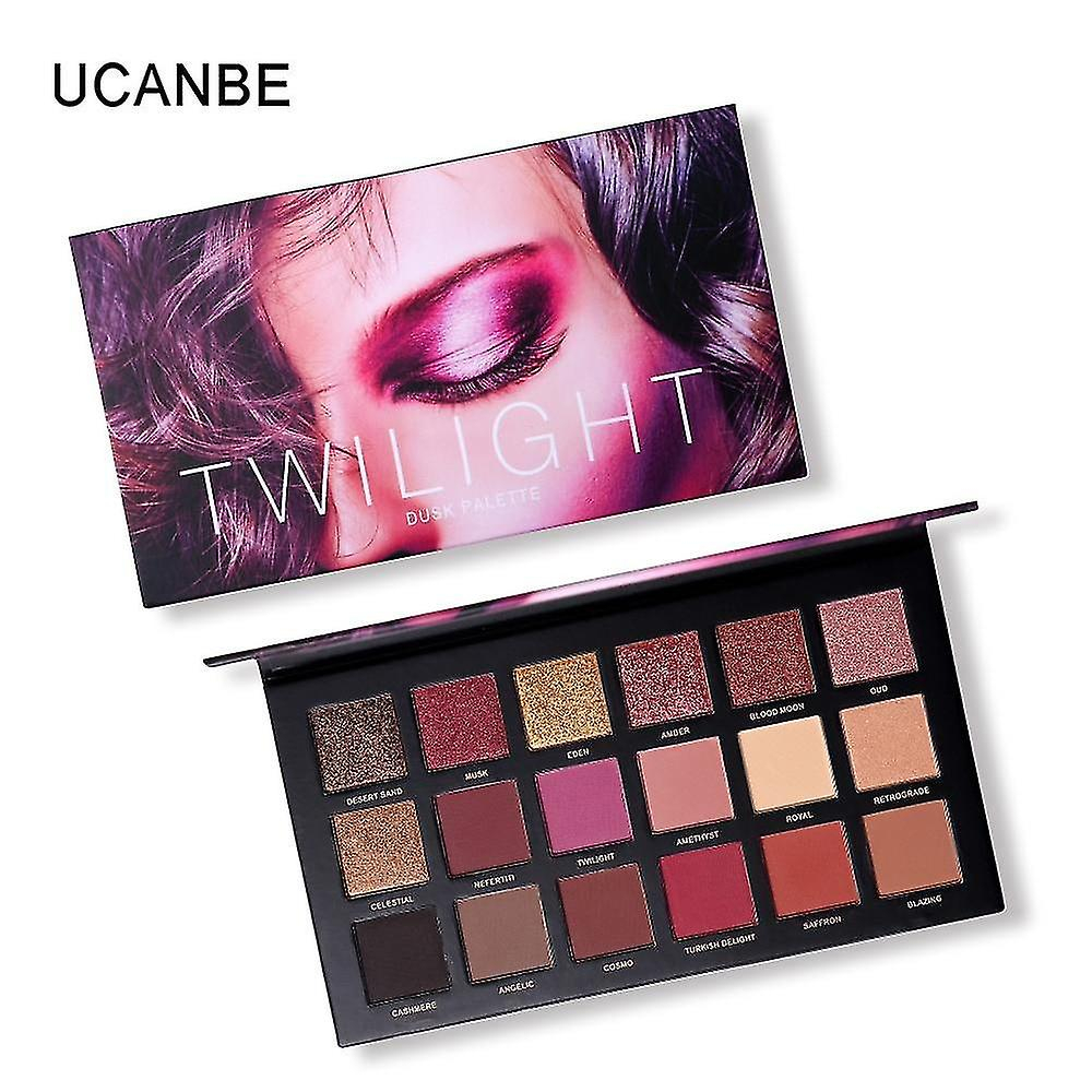 Foto 2 | Paleta De Sombras De Ojos Ucanbe Twilight Dusk 18 Colores Shimmer Mat - Venta Internacional.