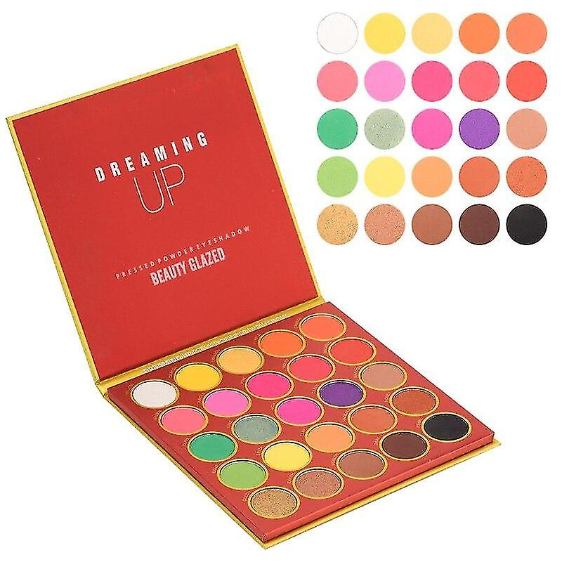 Foto 3 pulgar | Paleta De Sombras De Ojos Huoguo 25 Colores Con Purpurina Mate - Venta Internacional.