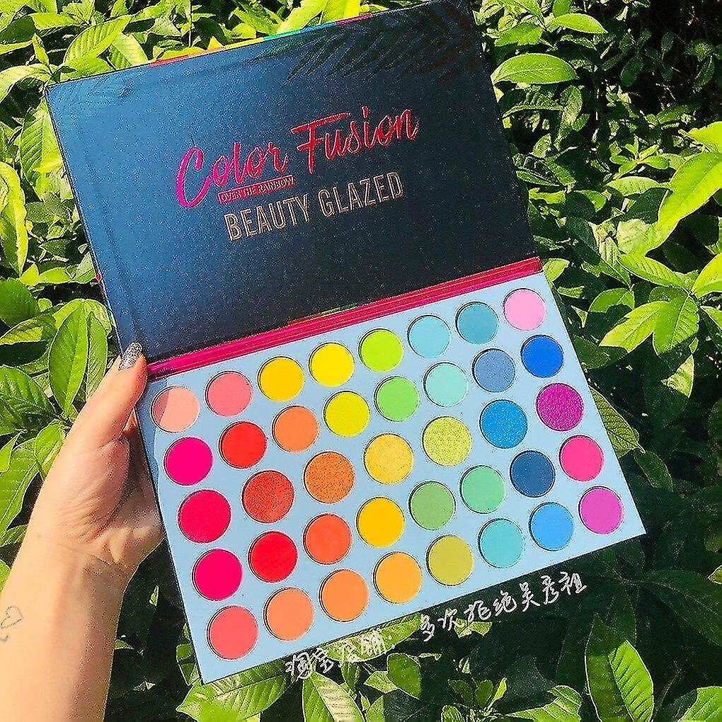 Foto 5 pulgar | Paleta De Sombras De Ojos Huoguo  39 Colores  Brillo Mate Y Brillante - Venta Internacional.