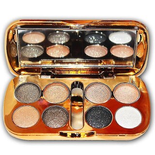 Foto 1 | Paleta De Sombras De Ojos Huoguo Glitter 8 Colores Con Pincel 10 G - Venta Internacional.