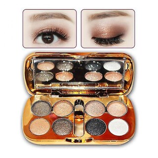 Foto 2 | Paleta De Sombras De Ojos Huoguo Glitter 8 Colores Con Pincel 10 G - Venta Internacional.