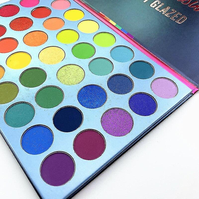 Foto 6 pulgar | Paleta De Sombras De Ojos Huoguo  39 Colores  Neón Perlado Mate - Venta Internacional.