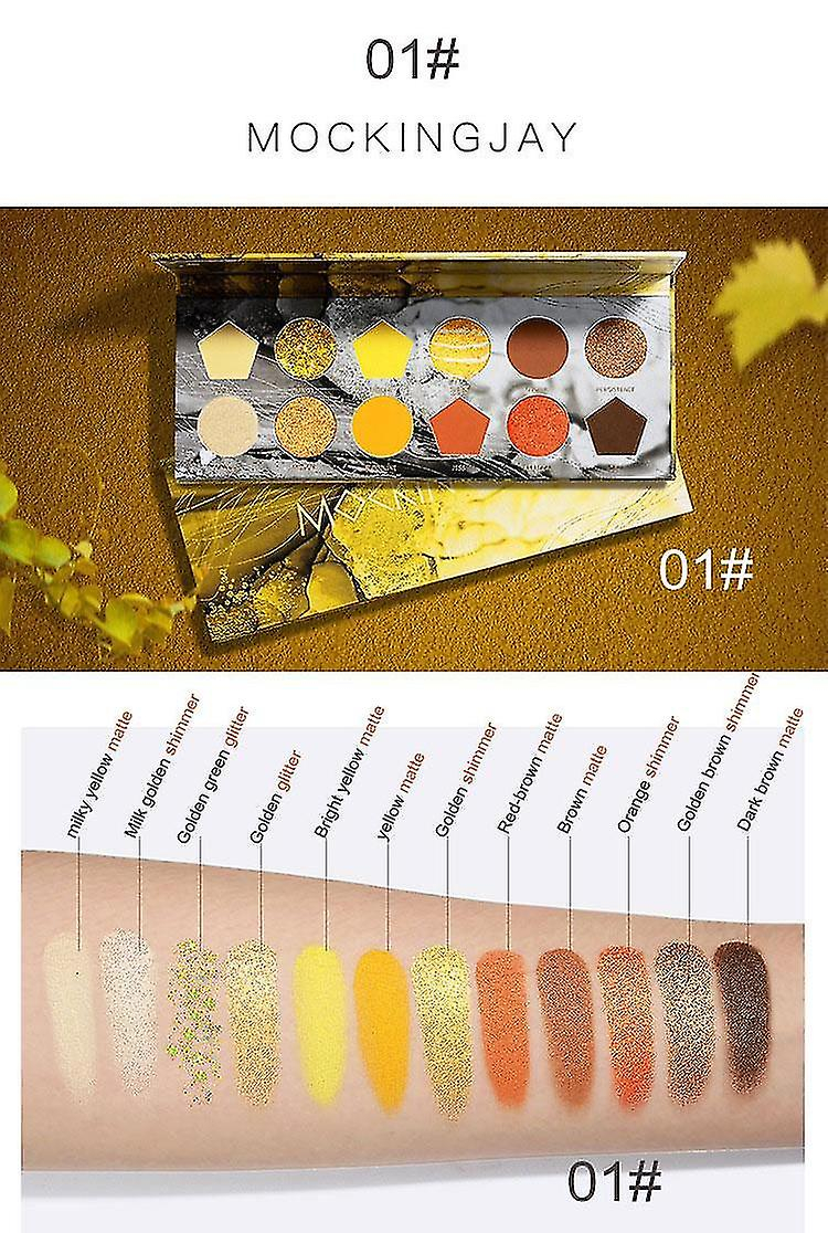 Foto 4 pulgar | Paleta De Sombras De Ojos Huoguo Dream 12 Color Shimmer Nude Matte - Venta Internacional.