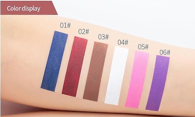 Foto 4 | Sombra De Ojos Huoguo 6 Colores Color Crema Brillante 5 G Resistente Al Agua - Venta Internacional.