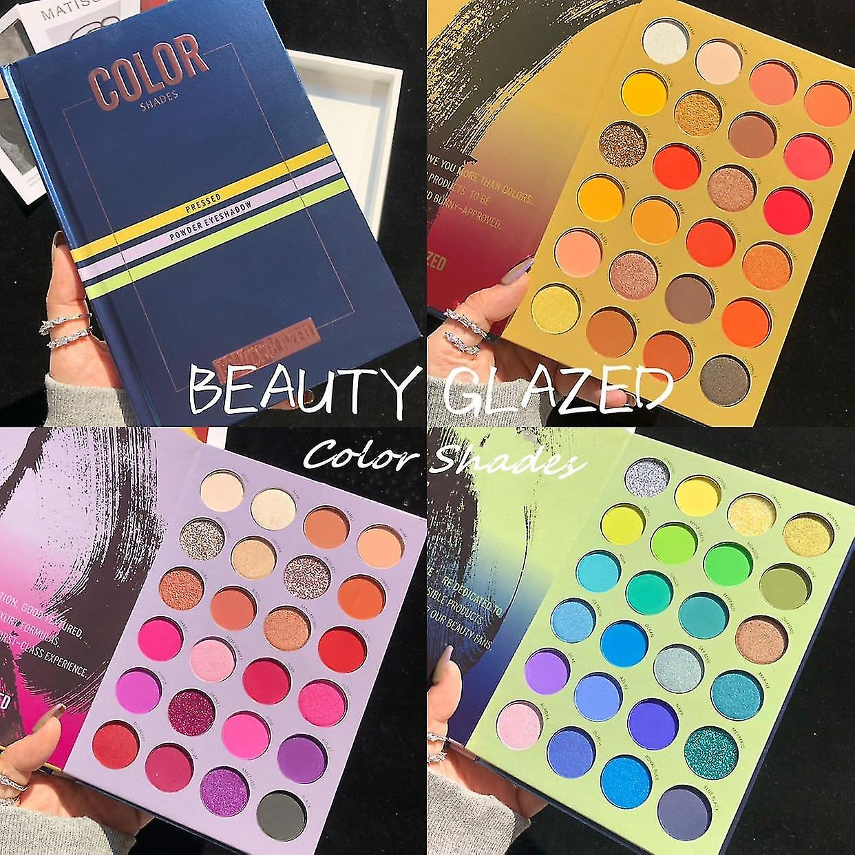 Foto 3 pulgar | Paleta De Sombras De Ojos Beauty Glazed Color Shades 72 Colores - Venta Internacional.