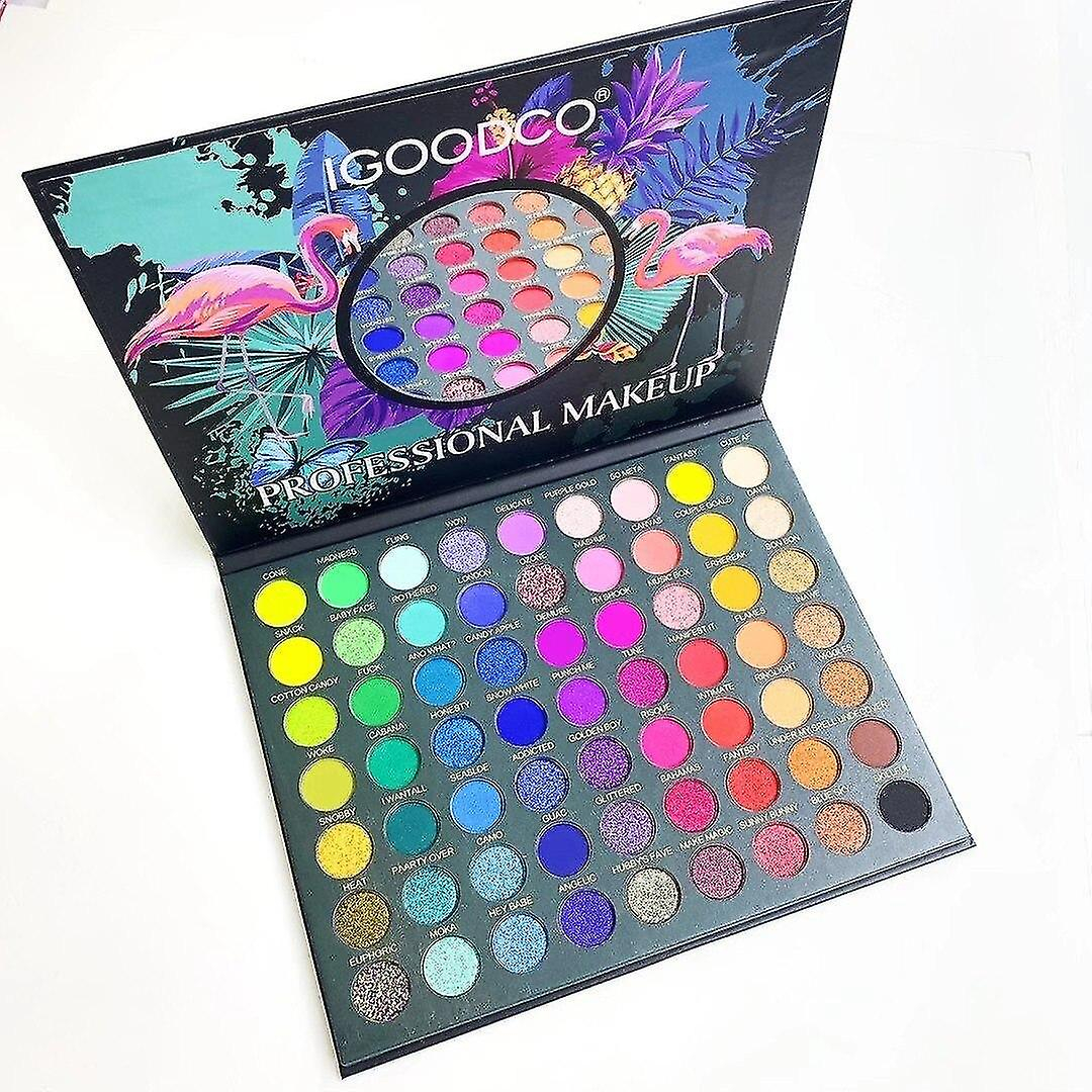 Foto 1 | Paleta De Sombras De Ojos Huoguo Tropical Rainforest Matte 63 Colores - Venta Internacional.