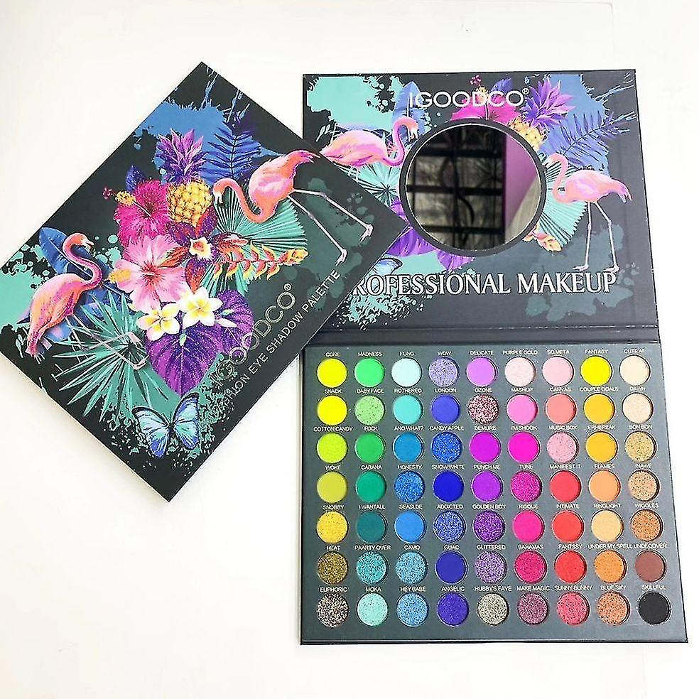 Foto 3 pulgar | Paleta De Sombras De Ojos Huoguo Tropical Rainforest Matte 63 Colores - Venta Internacional.