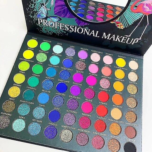 Foto 5 | Paleta De Sombras De Ojos Huoguo Tropical Rainforest Matte 63 Colores - Venta Internacional.