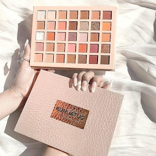 Foto 3 | Paleta De Sombras De Ojos Huoguo 35 Colores Purpurina Y Brillante Maquillaje - Venta Internacional.