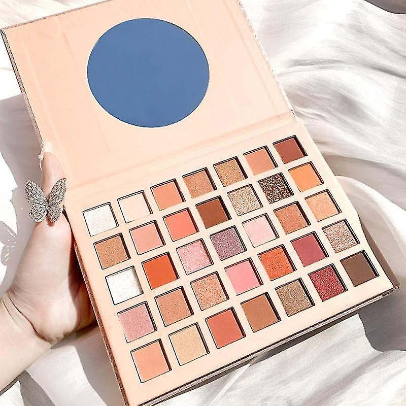 Foto 5 pulgar | Paleta De Sombras De Ojos Huoguo  35 Colores  Purpurina Y Brillante  Maquillaje - Venta Internacional.
