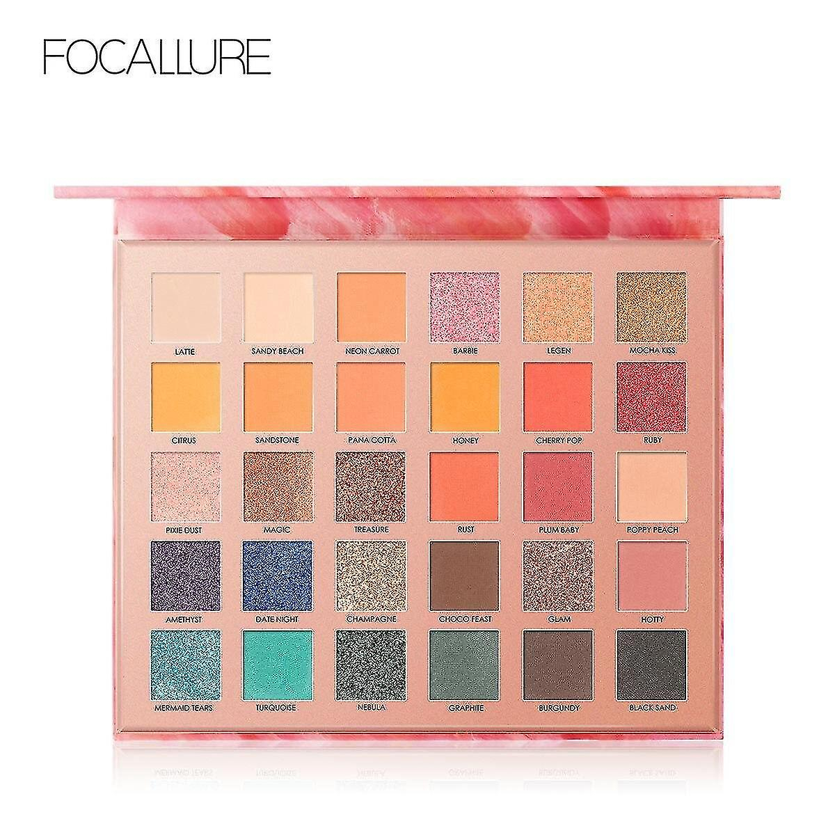 Foto 2 pulgar | Paleta De Sombras De Ojos Huoguo  30 Colores  Purpurina Mate Brillante - Venta Internacional.