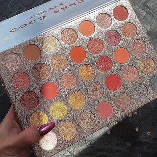 Foto 1 | Paleta De Sombras De Ojos Huoguo 35 Colores Brillante Mate Impermeable - Venta Internacional.