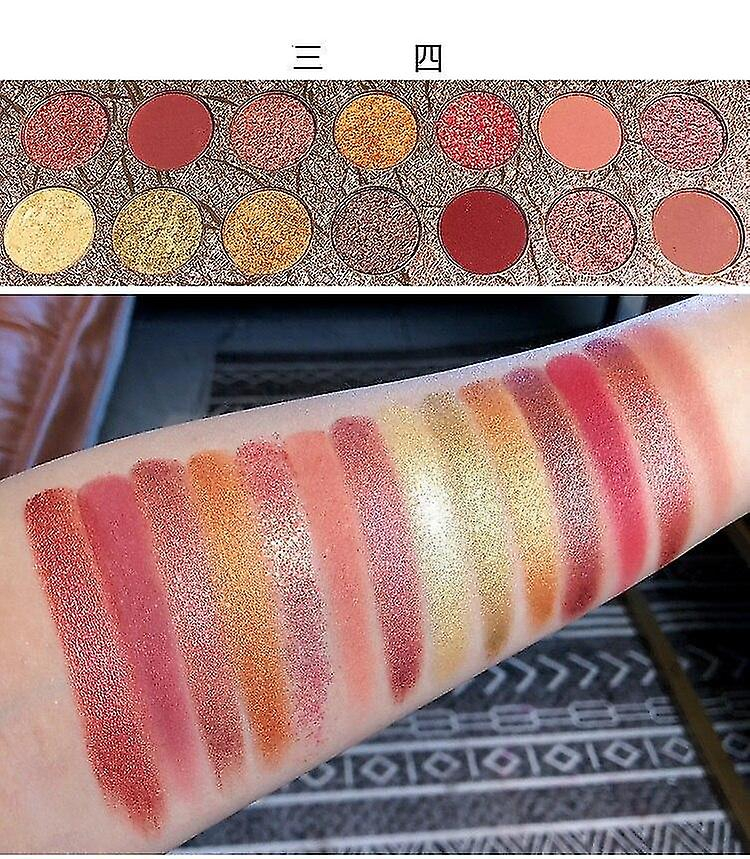Foto 4 pulgar | Paleta De Sombras De Ojos Huoguo  35 Colores  Brillante  Mate  Impermeable - Venta Internacional.