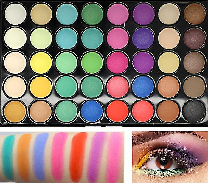 Foto 4 | Paleta De Sombras De Ojos Huoguo 40 Colores Earth Matte Shimmer - Venta Internacional.