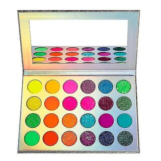 Foto 1 | Paleta De Sombras De Ojos Huoguo Matte Sequins Glow Pigment 24 Colores - Venta Internacional.
