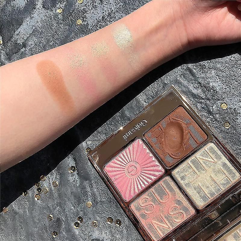 Foto 6 pulgar | Paleta De Sombras De Ojos Huoguo Glitter Matte High Pigment - Venta Internacional.