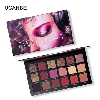 Foto 2 | Paleta De Sombras De Ojos Ucanbe Twilight Dusk 18 Colores Shimmer Mat - Venta Internacional.