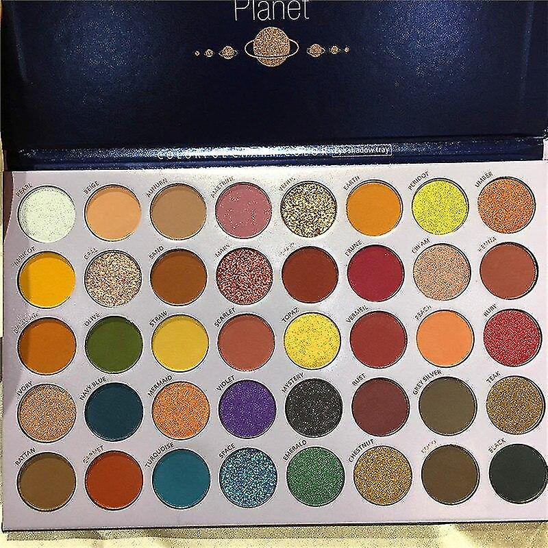 Foto 4 | Paleta De Sombras De Ojos Huoguo Reversal Planet Glitter 40 Colores - Venta Internacional.