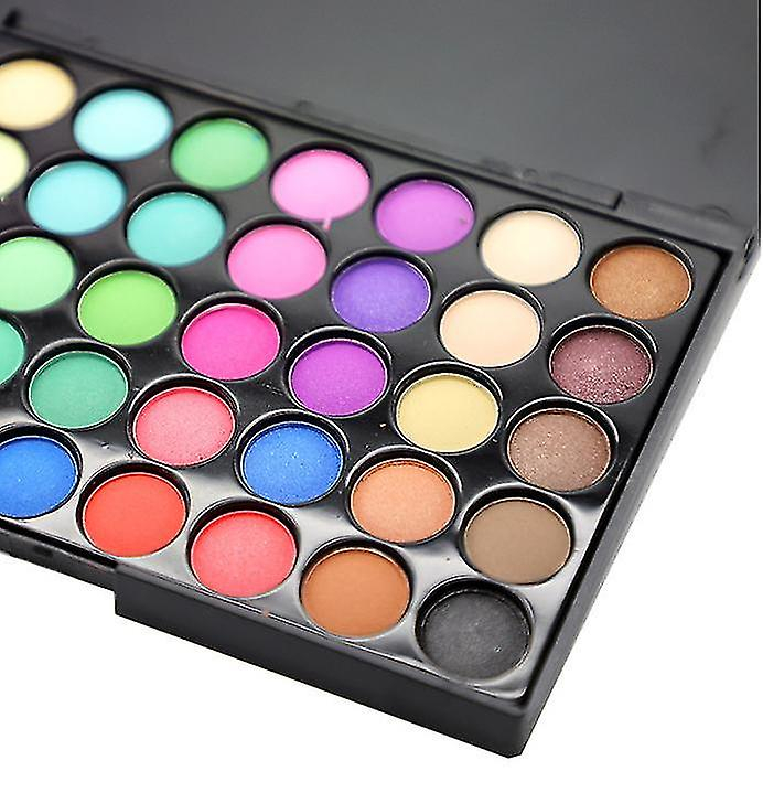 Foto 6 pulgar | Paleta De Sombras De Ojos Huoguo  40 Colores  Arcoíris Mate Con Purpurina - Venta Internacional.