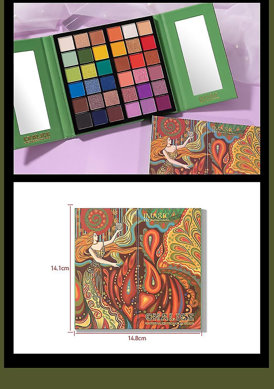 Foto 3 pulgar | Paleta De Sombras De Ojos Huoguo Tarot Card Holy Grail 36 Colores - Venta Internacional.