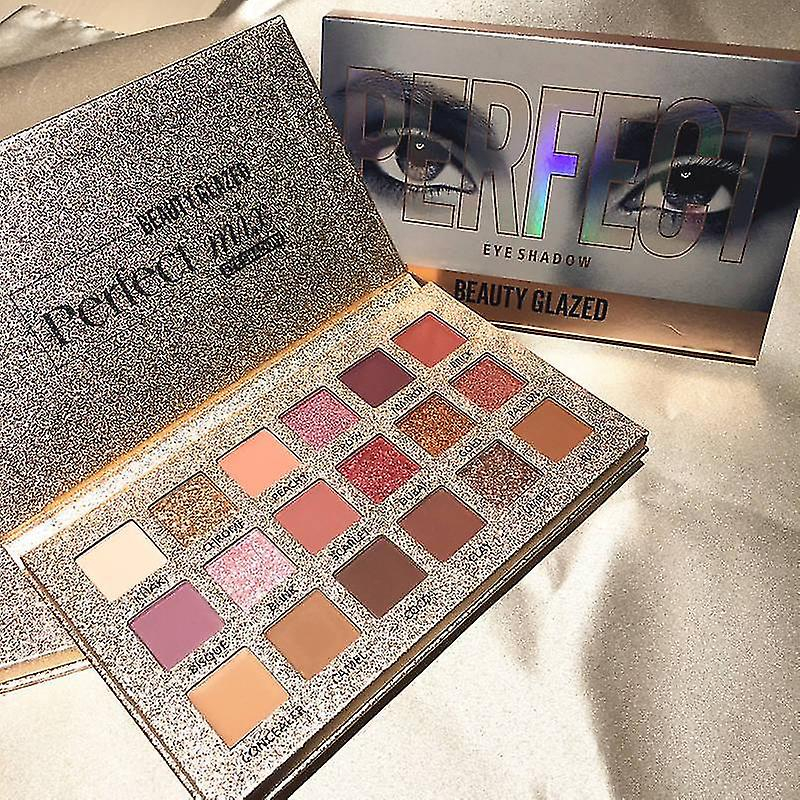 Foto 4 | Paleta De Sombras De Ojos Beauty Glazed  18 Colores  Mate Natural - Venta Internacional.