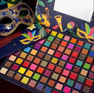 Foto 2 | Paleta De Sombras De Ojos Huoguo Brazilian Carnival 99 Colores - Venta Internacional.