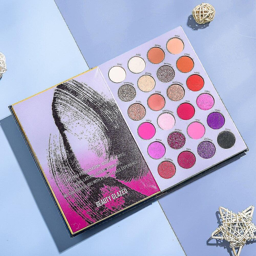Foto 2 | Paleta De Sombras De Ojos Huoguo 72 Colorshade Con Purpurina Y Brillo - Venta Internacional.