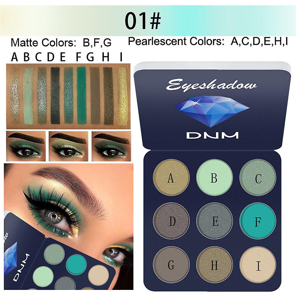 Foto 3 pulgar | Paleta De Sombras De Ojos Huoguo Cosmetic Matte Shimmer 9 Colores - Venta Internacional.