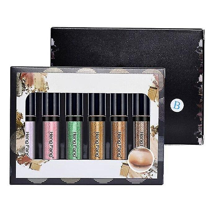 Foto 2 pulgar | Set De Sombras De Ojos Con Purpurina Líquida De Larga Duración  1 7 G X 1 - Venta Internacional.