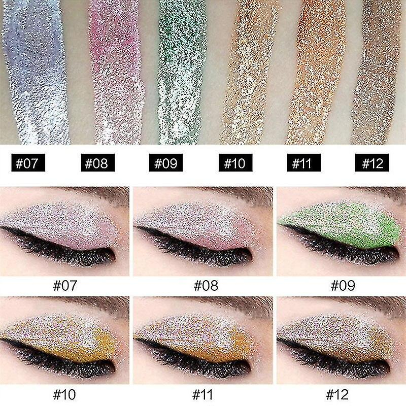 Foto 3 pulgar | Set De Sombras De Ojos Con Purpurina Líquida De Larga Duración  1 7 G X 1 - Venta Internacional.