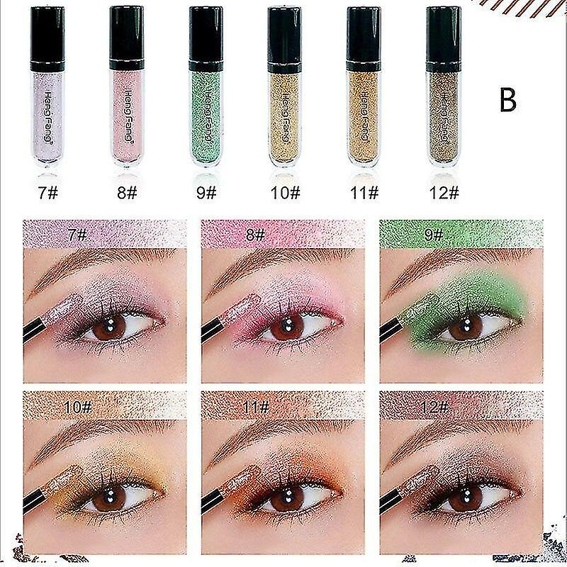 Foto 4 pulgar | Set De Sombras De Ojos Con Purpurina Líquida De Larga Duración  1 7 G X 1 - Venta Internacional.