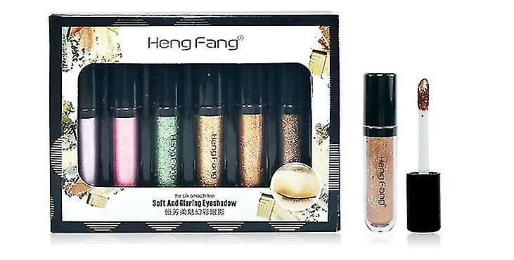 Foto 5 pulgar | Set De Sombras De Ojos Con Purpurina Líquida De Larga Duración  1 7 G X 1 - Venta Internacional.