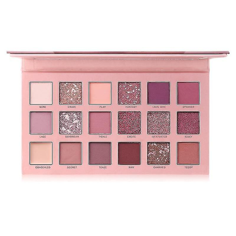 Foto 1 | Paleta De Sombras De Ojos Huoguo  18 Colores  Mate  Brillante  Impermeable - Venta Internacional.