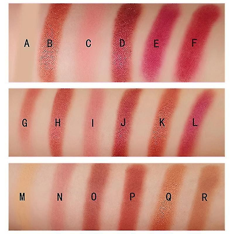Foto 2 | Paleta De Sombras De Ojos Huoguo Beauty Glitter Waterproof 18 Colores - Venta Internacional.
