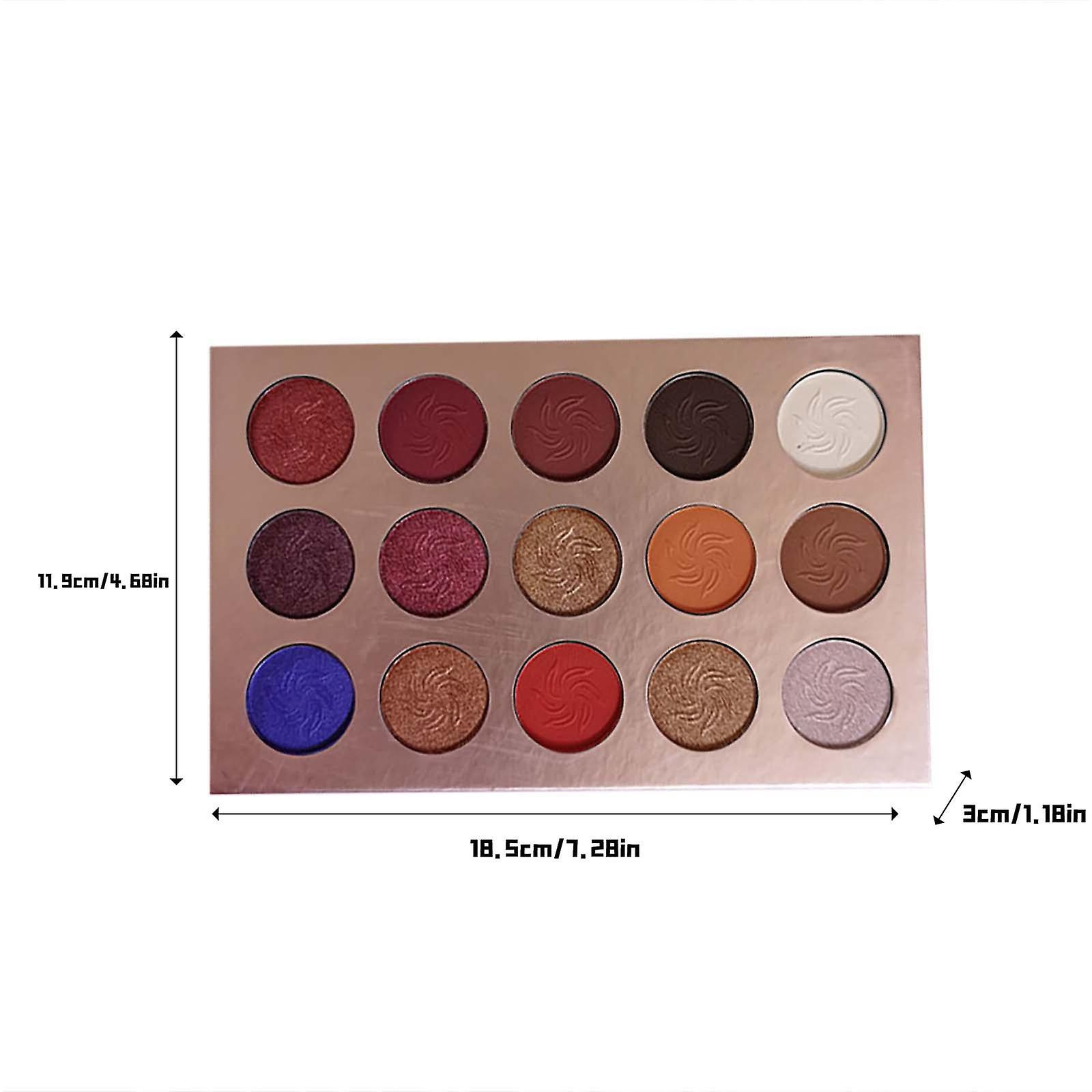 Foto 4 pulgar | Paleta De Sombras De Ojos Huoguo 15 Colores Pearl Glitter - Venta Internacional.