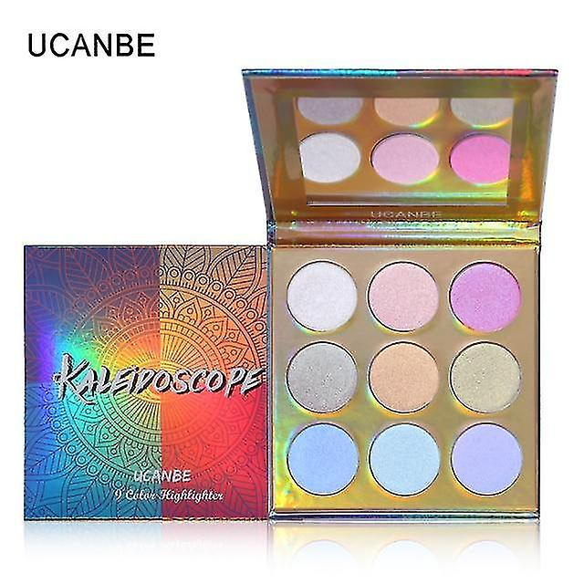 Foto 2 pulgar | Paleta De Sombras De Ojos Huoguo Duochrome Laser Polarizada 9x2.5g - Venta Internacional.